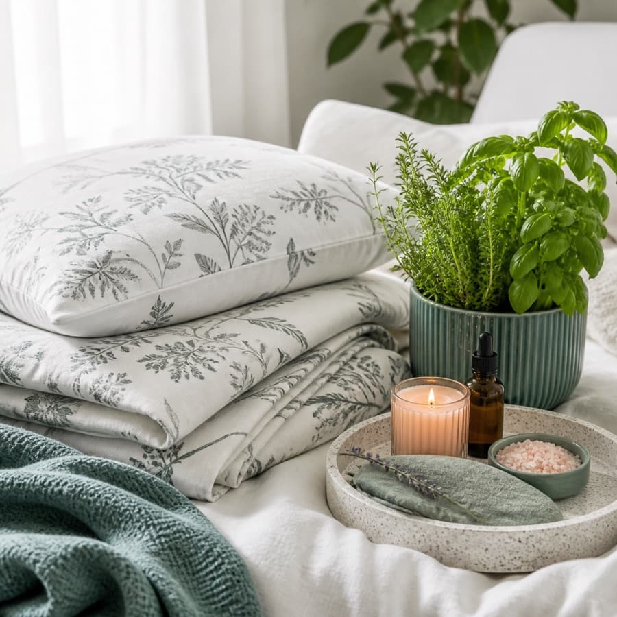A cosy corner at home
